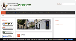 Desktop Screenshot of comune.picinisco.fr.it